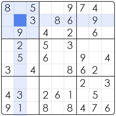 sudoku swordfish pattern